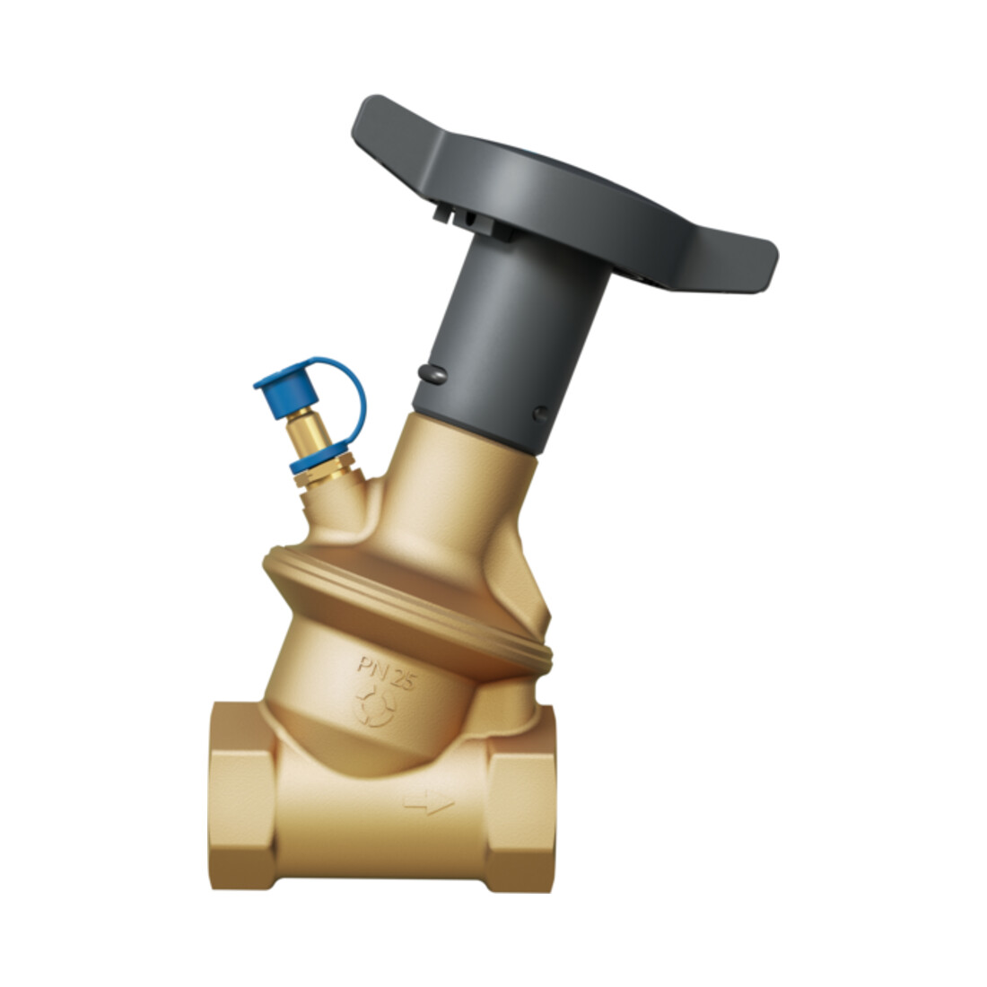 Oventrop Strangregulierventil Hydrocontrol D DN 40, Rp 1 1/2, PN 25, beids. IG, MS
