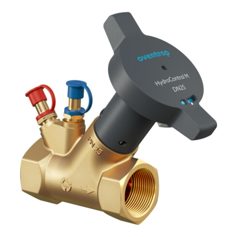 Oventrop Strangregulierventil Hydrocontrol M DN 15 MF, Rp 1/2, PN 25, beids. AG, MS