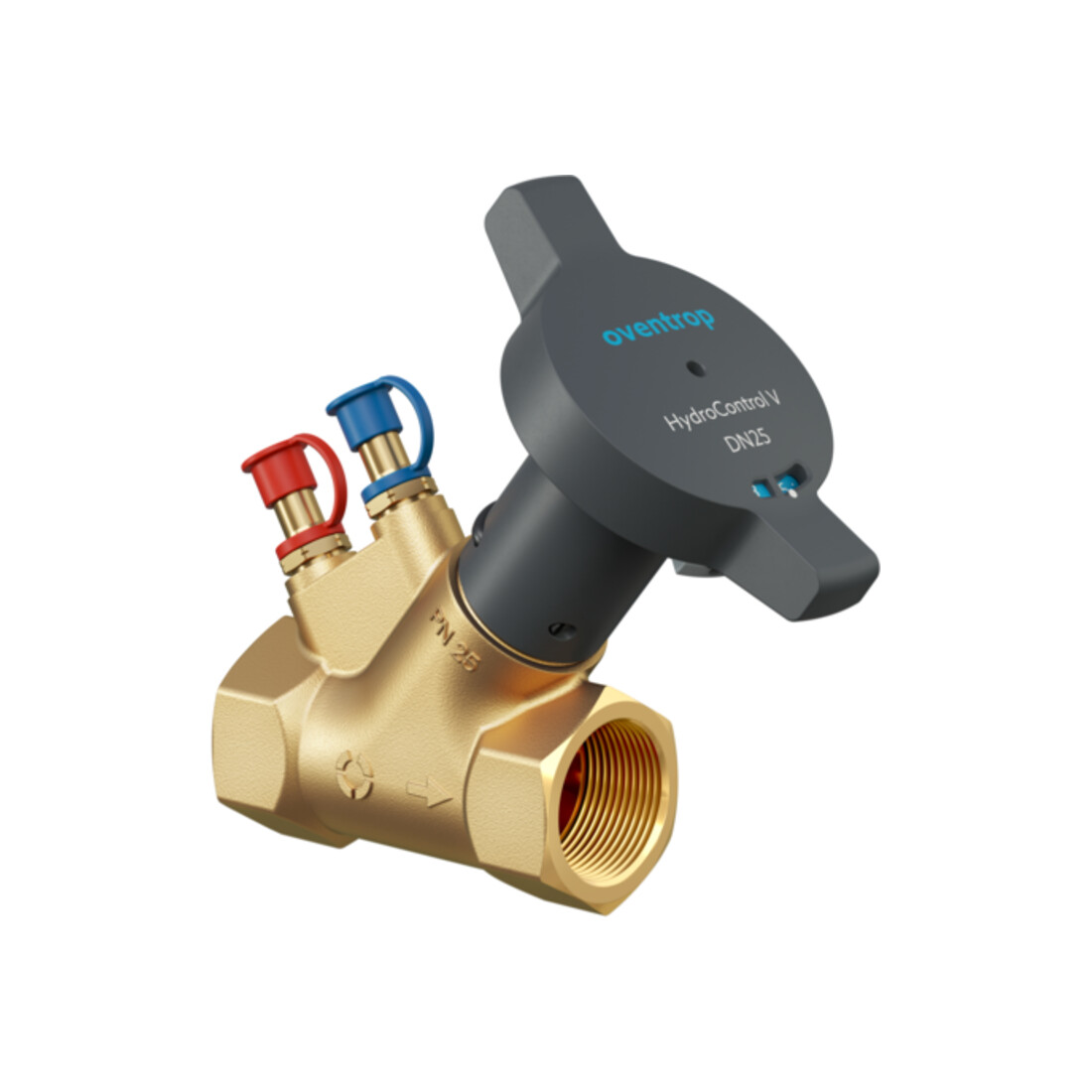 Oventrop Strangregulierventil Hydrocontrol V DN 50, PN 25, beids. IG, Messing