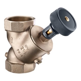 Oventrop Strv. Hydrocontrol VTR PN 16, mit Blindstopfen, Rotguss