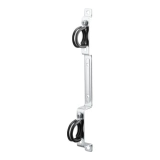 Oventrop Support de collecteur Multidis avec isolation phonique, avec deux colliers de tuyau