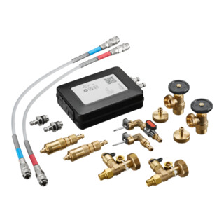 Oventrop Système de mesure OV-DMC 3 m avec fonction WLAN, accessoires, dans valise