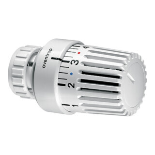 Oventrop Termostato Uni LD 7-28 GC, bianco, con posizione 0 e disco memo