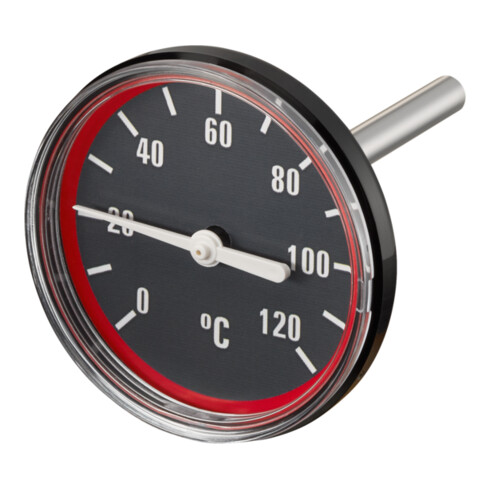 Oventrop Thermomètre pour Regumat-180 DN 25, rouge