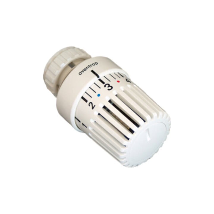 Oventrop Thermostaat Uni LD 7-28 GC, wit, met 0-stand, met memoschijf