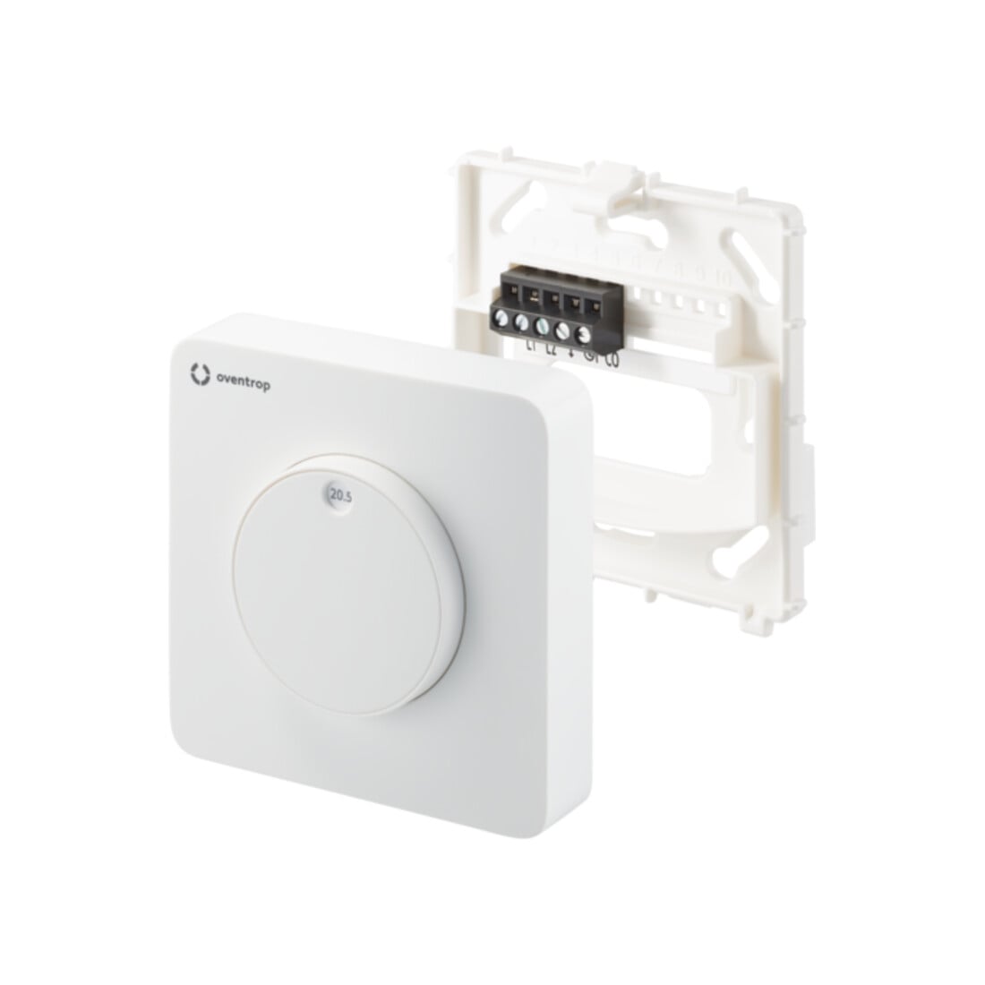 Oventrop Thermostat d’ambiance ClimaCon F 100-Esclave 24 V, saillie, chauffage/refroidissement, filaire