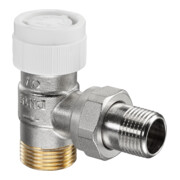 Oventrop Thermostat de radiateur série AV 9 DN 15, angle, laiton nickelé-1