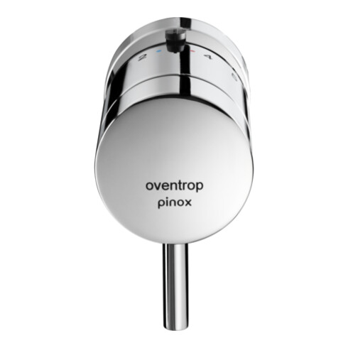 Oventrop Einhebel-Thermostat pinox H ohne Nullstellung, verchromt