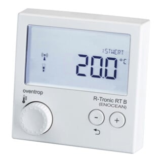 Oventrop Thermostat sans fil R Tronic RT B AP, avec communication radio bidirectionnelle, blanc