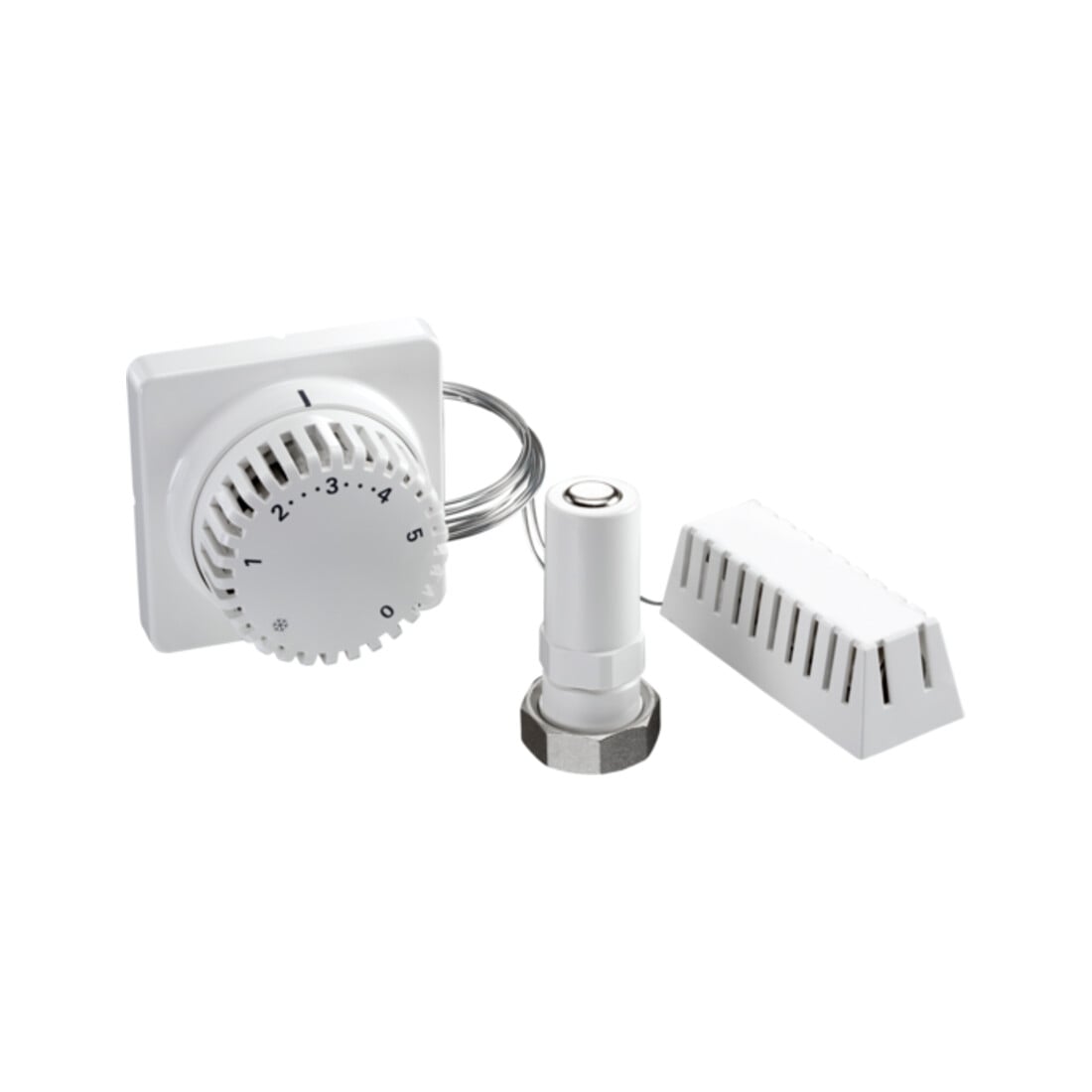 Oventrop Thermostat Uni FH 7-28 GC, m Fernverst. + FF, K.-Rohr 2 m