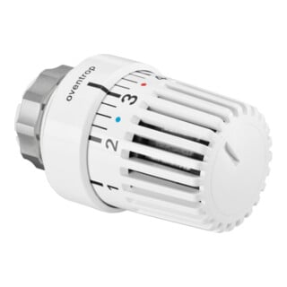 Oventrop Thermostat Uni LDVL 7-28 GrC, m 0-Stellung, Flüssig, weiß