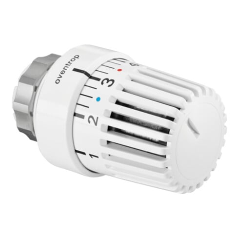 Oventrop Thermostat Uni LDVL 7-28 GrC, m 0-Stellung, Flüssig, weiß