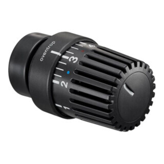 Oventrop Thermostat Uni LH 7-28 GrC, m 0-Stellung u Decor., anthr.
