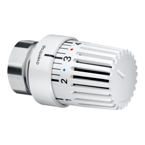 Oventrop Thermostat Uni LO 7-28 GrC, m 0-Stellung, m Flüssig, weiß