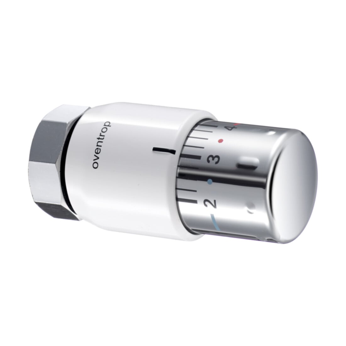 Oventrop Thermostat Uni SH 7-28 GradC, mit Nullstellung, verchromt