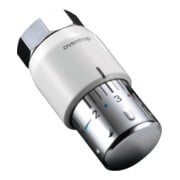 Oventrop Thermostat Uni SH 7-28 GrC, m 0-Stellung, Edelstahl-Design-1