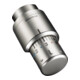 Oventrop Thermostat Uni SH 7-28 GrC, m 0-Stellung, Edelstahl-Design