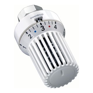 Oventrop Thermostat Uni XHM 7-28 GrC, m 0-Stellung, m Flüssig, weiß