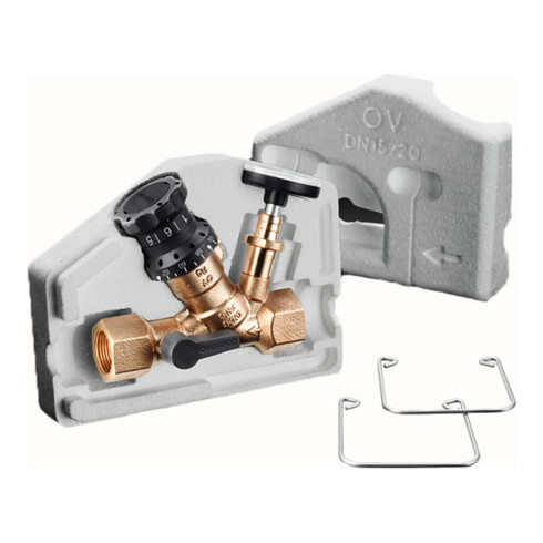 Oventrop Thermostatventil Aquastrom VT DN 20, Rp 3/4, beids. IG, voreinstellbar