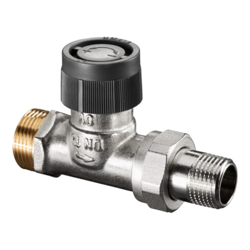 Oventrop Thermostatventil Baureihe A DN 15, G 3/4 AGxR 1/2 AG, DG, MS vern.