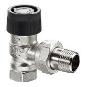 Oventrop Thermostatventil Baureihe A DN 15, Eck, Messing vernickelt