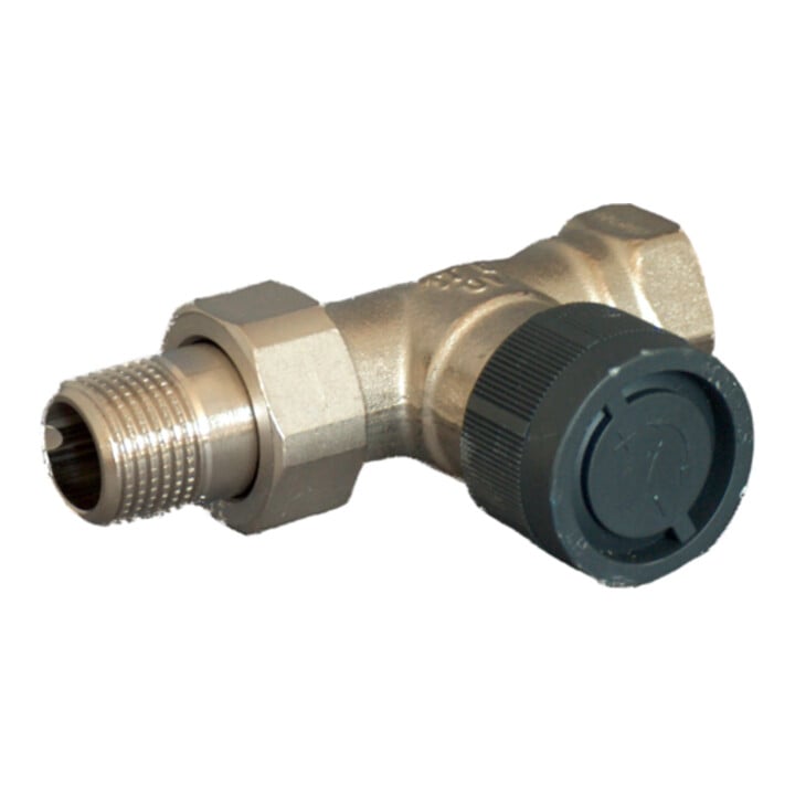 Oventrop Thermostatventil Baureihe A Messing vernickelt, DN 10, Durchgang