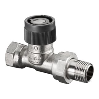 Oventrop Thermostatventil Baureihe A Messing vernickelt, DN 15, Durchgang