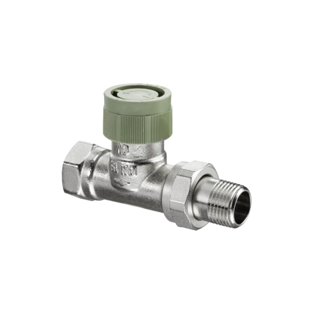 Oventrop Thermostatventil Baureihe ADV 9 MS vern., DN 10, Rp 3/8xR 3/8, Durchgang