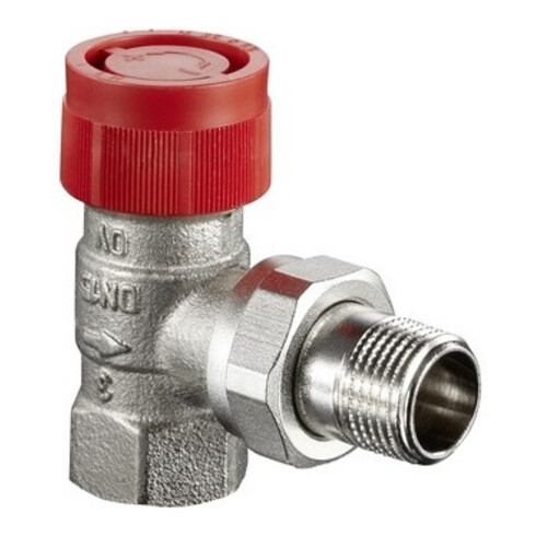Oventrop Thermostatventil Baureihe AF M 30 x 1,5, PN 10, Eck DN 15, R 1/2"