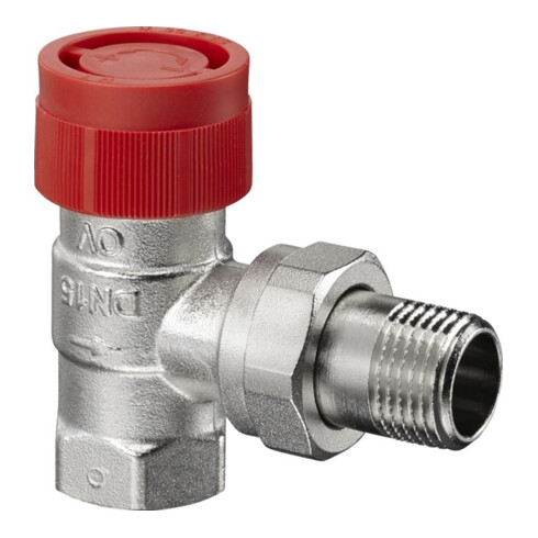 Oventrop Thermostatventil Baureihe AF M 30 x 1,5, PN 10, Eck DN 15, R 1/2"