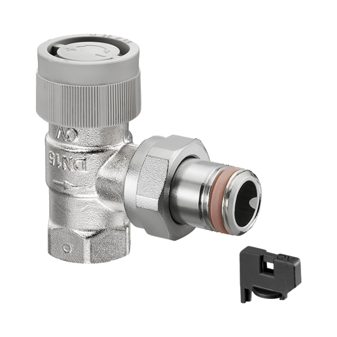 Oventrop Thermostatventil Baureihe AQ DN 15, Eck, selbstdichtend