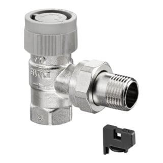 Oventrop Thermostatventil Baureihe AQ DN 25, Eck, voreinstellbar