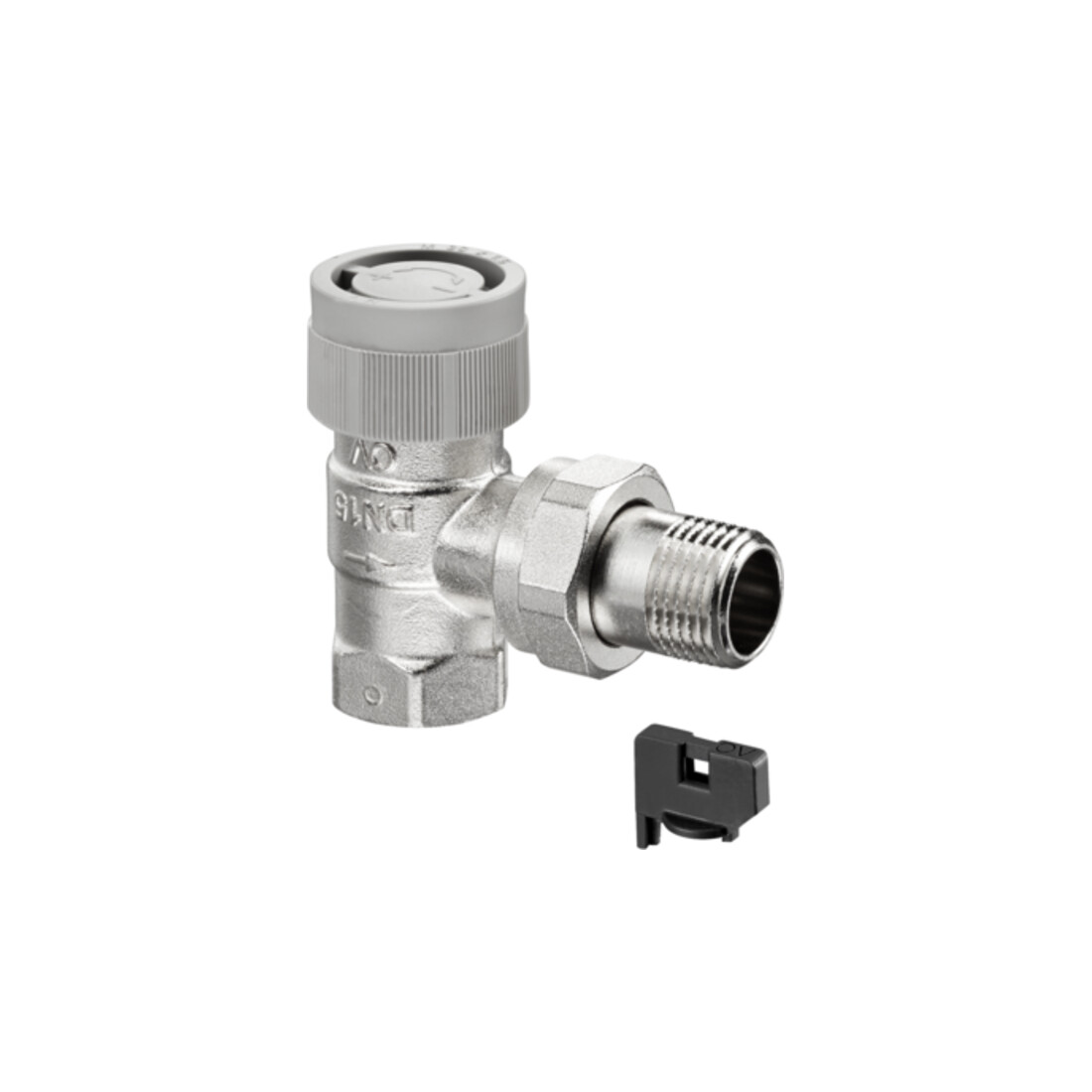 Oventrop Thermostatventil Baureihe AQ DN 25, Eck, voreinstellbar