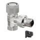 Oventrop Thermostatventil Baureihe AQH Eck, DN 15, R 1/2, Rp 1/2-1