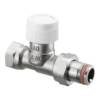 Oventrop Thermostatventil Baureihe AV 9 DN 15, DG, MS vernickelt, selbstdichtend