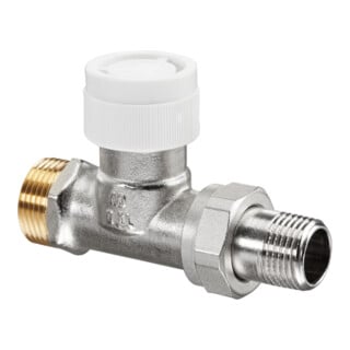Oventrop Thermostatventil Baureihe AV 9 DN 15, Durchgang, Messing vernickelt