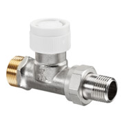 Oventrop Thermostatventil Baureihe AV 9 DN 15, Durchgang, Messing vernickelt