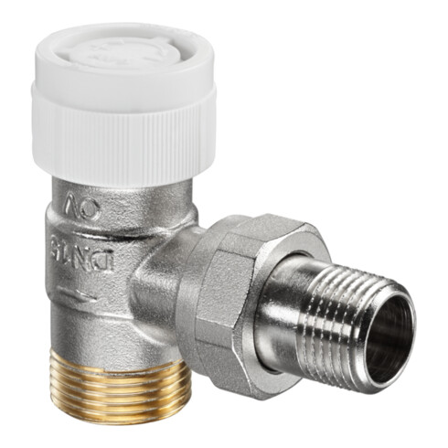Oventrop Thermostatventil Baureihe AV 9 DN 15, Eck, Messing vernickelt