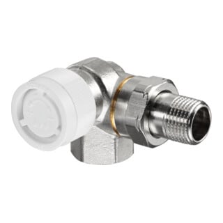 Oventrop Thermostatventil Baureihe AV 9 DN 15, Wink/Eck, li, Messing vernickelt
