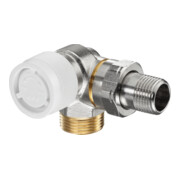 Oventrop Thermostatventil Baureihe AV 9 G 3/4 AGxR 1/2, Winkel/Eck, li, MS vern.