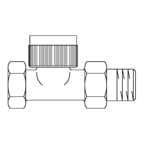 Oventrop Thermostatventil Baureihe AV 9 M 30 x 1,5, PN 10, Durchgang DN 20