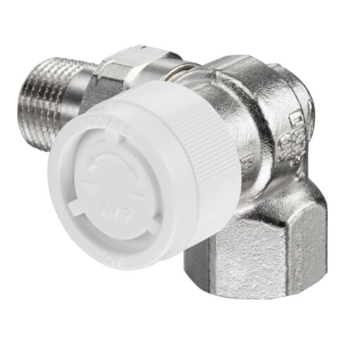 Oventrop Thermostatventil Baureihe AV 9 M 30 x 1,5, PN 10, Winkel-Eck rechts, DN 10