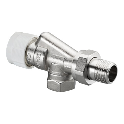 Oventrop Thermostatventil Baureihe AV 9 Messing vernickelt, DN 15, Axial