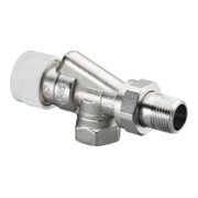 Oventrop Thermostatventil Baureihe AV 9 Messing vernickelt, DN 15, Axial