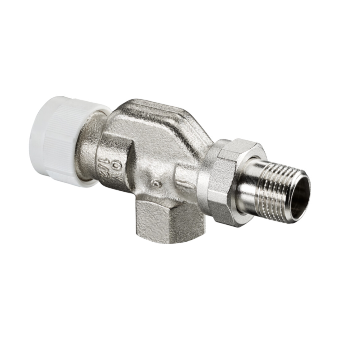 Oventrop Thermostatventil Baureihe AV 9 Messing vernickelt, DN 15, Axial