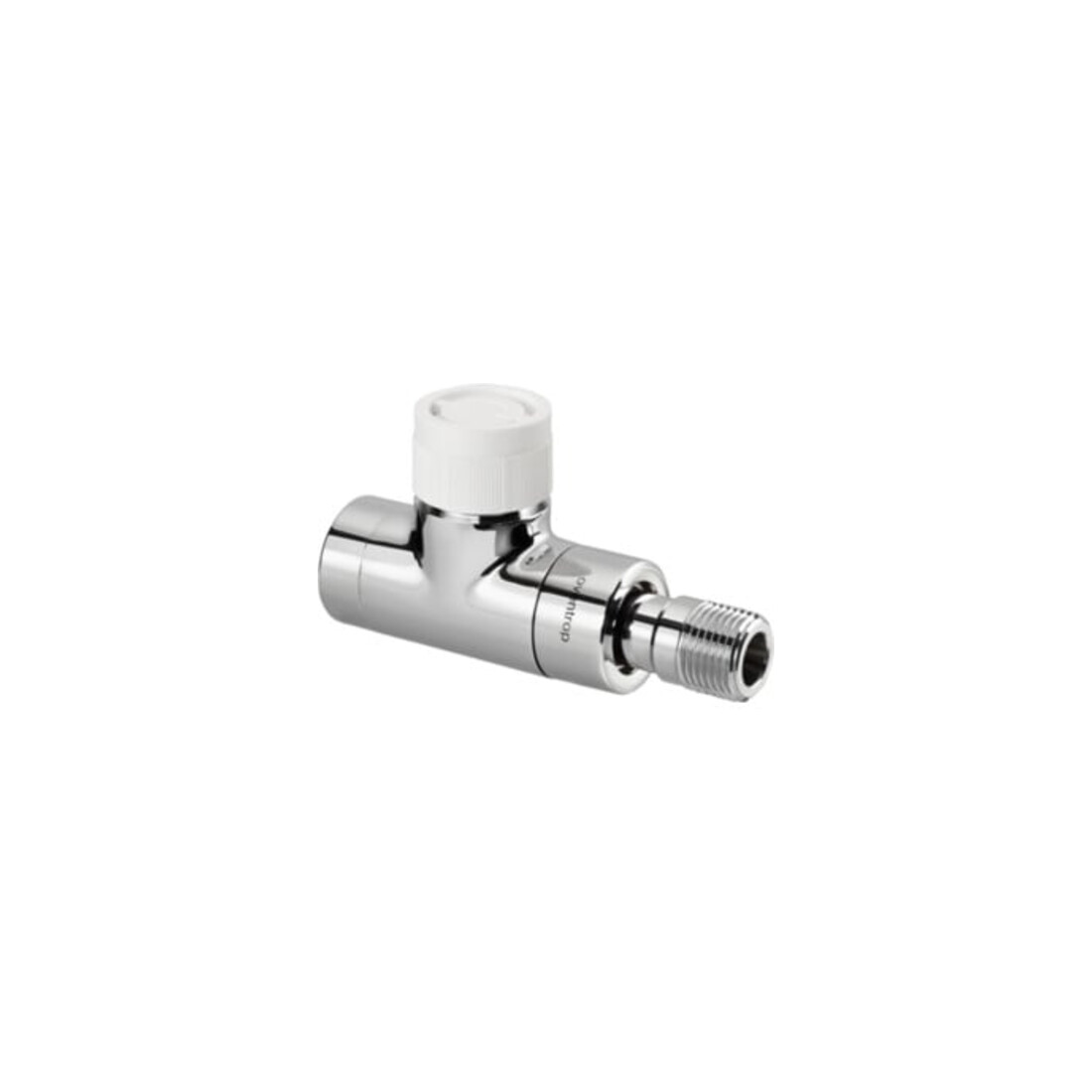 Oventrop Thermostatventil Baureihe E DG, DN 15, MS, weiß pulverbeschichtet