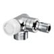 Oventrop Thermostatventil Baureihe E Wi-Eck, links, DN 15, Messing, anthrazit