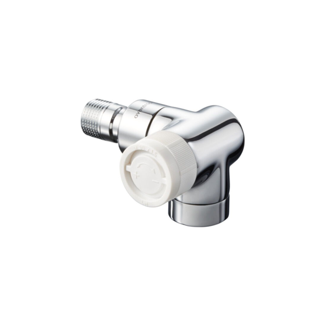 Oventrop Thermostatventil Baureihe E Wi-Eck, re, DN 15, Messing, anthrazit