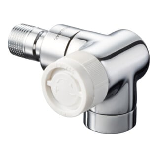 Oventrop Thermostatventil Baureihe E Wi-Eck, re, DN 15, MS, Edelstahl-Design