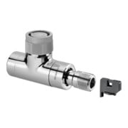 Oventrop Thermostatventil Baureihe EQ DN 15, G 3/4xR 1/2 AG, DG, MS, verchromt-1